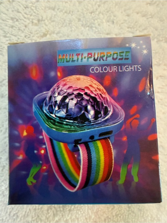 Unknown Other - Colour Lights LED Party Wristband - Rainbow Stripe